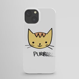 Purrrrrrring with Thunder the Kitten iPhone Case