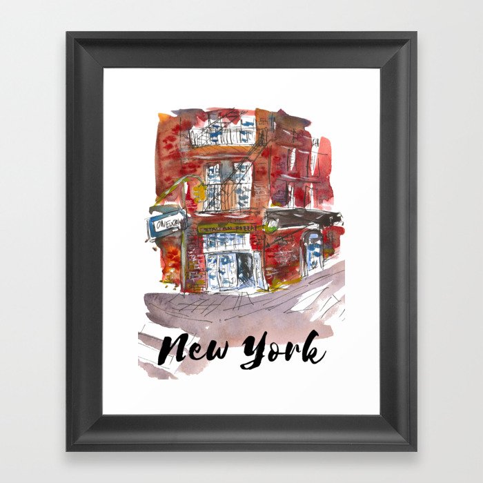 New York Boroughs Framed Art Print