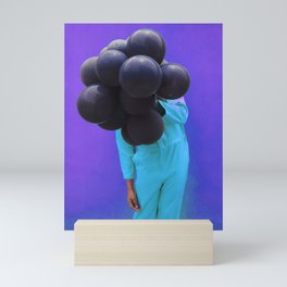 Blue world Mini Art Print