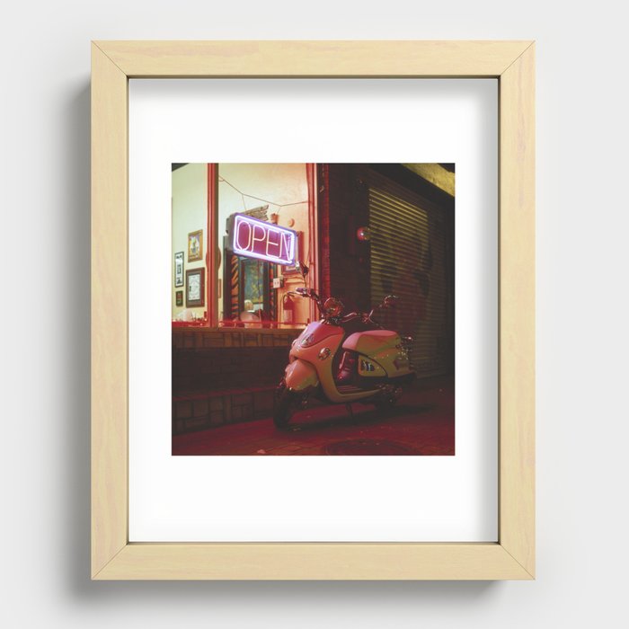 Scooter Recessed Framed Print