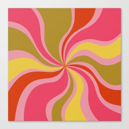 Candy Swirl Canvas Print