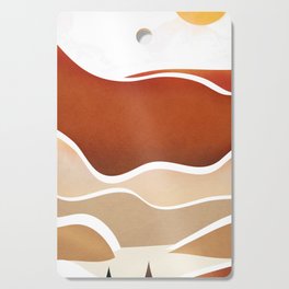 Abstract Landscape No6 Cutting Board