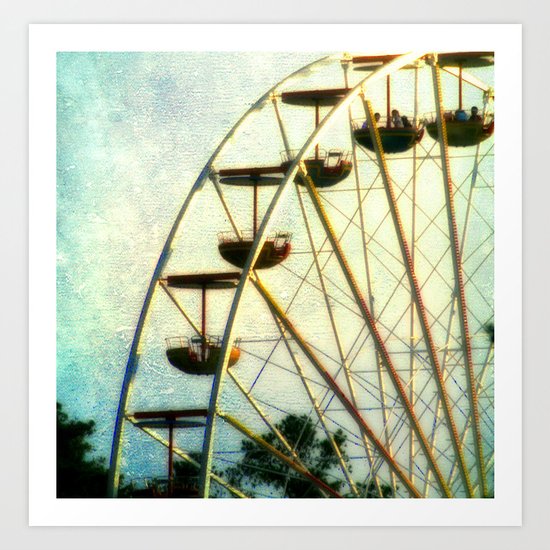 Ride into the Sunset Art Print