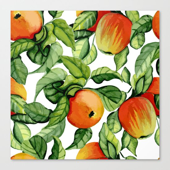 Ripe apples Canvas Print