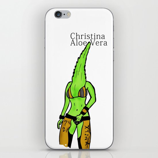 Christina Aloe Vera iPhone & iPod Skin