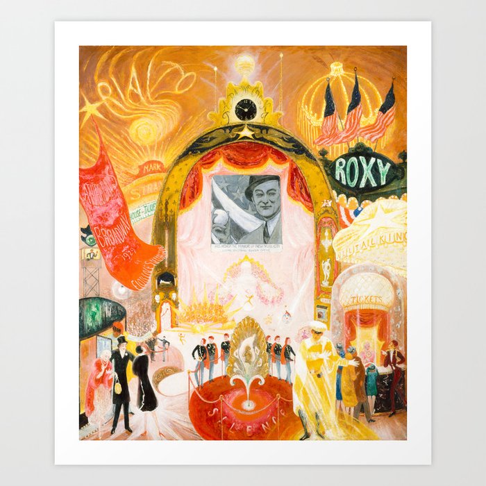 The Cathedrals of Broadway by Florine Stettheimer, 1929 Art Print