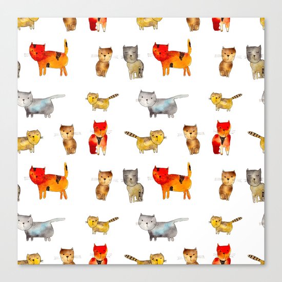 Kitties Canvas Print