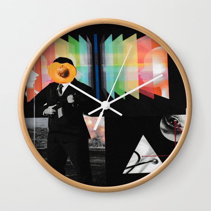 Peachy Keen Wall Clock