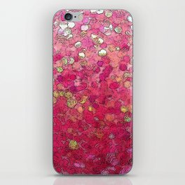 Glittery Pink iPhone Skin