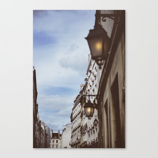 Lanterns & Streets of Paris Canvas Print