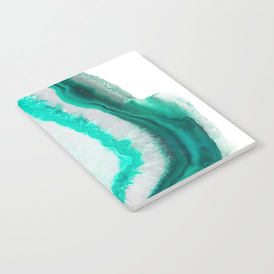 Mint Agate Notebook