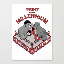 FIGHT OF THE MILLENNIUM - BOXING Canvas Print