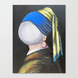 Pearl With A Girl Earring  Canvas Print