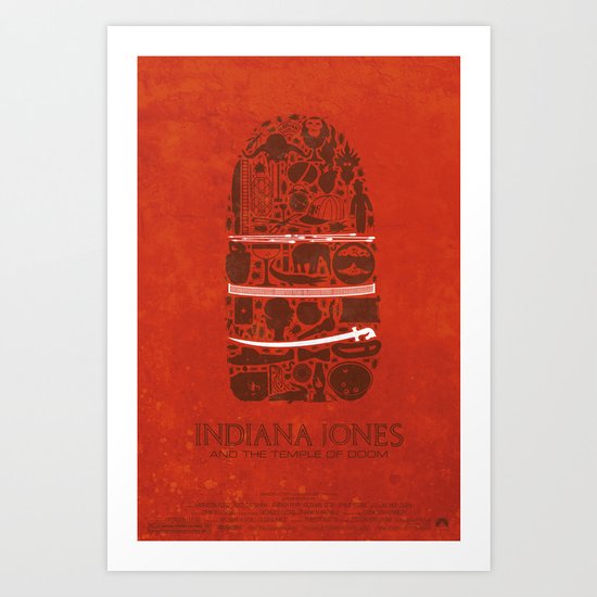 Temple of Doom Poster Art Print
