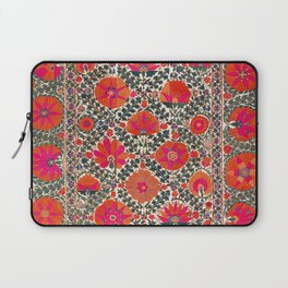 Kermina Suzani Uzbekistan Colorful Embroidery Print Laptop Sleeve