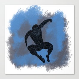 NightWing Splatter Background Canvas Print
