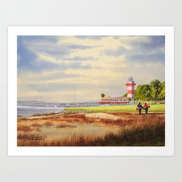 Harbor Town Golf Course 18th Hole South Carolina Art Print
