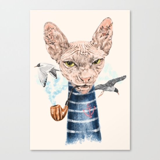Sphynx Cat II Canvas Print