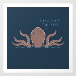 Monster Issues - Kraken Art Print