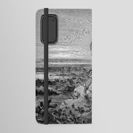 Jacob Wrestles With the Angel - Gustave Dore Android Wallet Case