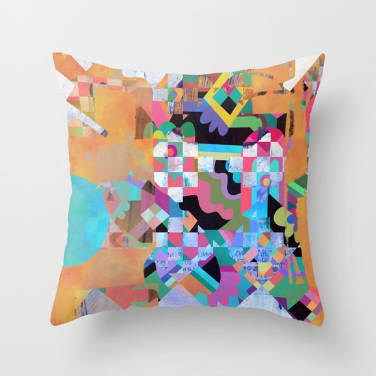 Senet Throw Pillow