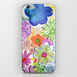 floral shower iPhone Skin