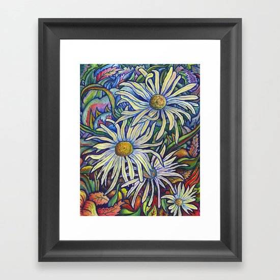 Wild Daisies Framed Art Print