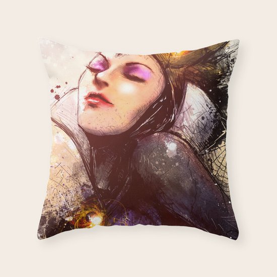 Evil Queen Throw Pillow