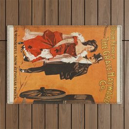 The Grace Hayward Co. Vintage Poster Outdoor Rug