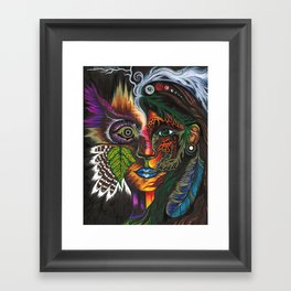 Medicine Woman Framed Art Print