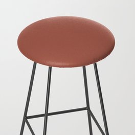 Clay Red Bar Stool