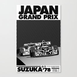 Japanese GP 1978 Canvas Print