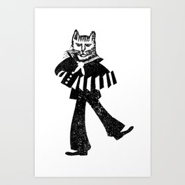 Sailor Jack the Cat Art Print