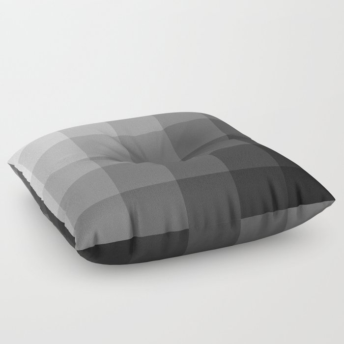 Grey, Black & White Floor Pillow
