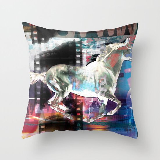 horse 02 Throw Pillow