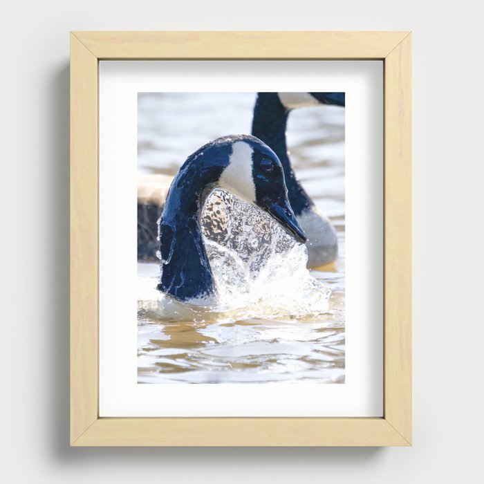 That Neck Recessed Framed Print