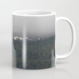 Scottish Highlands Winter's Misty Mountain View Mug