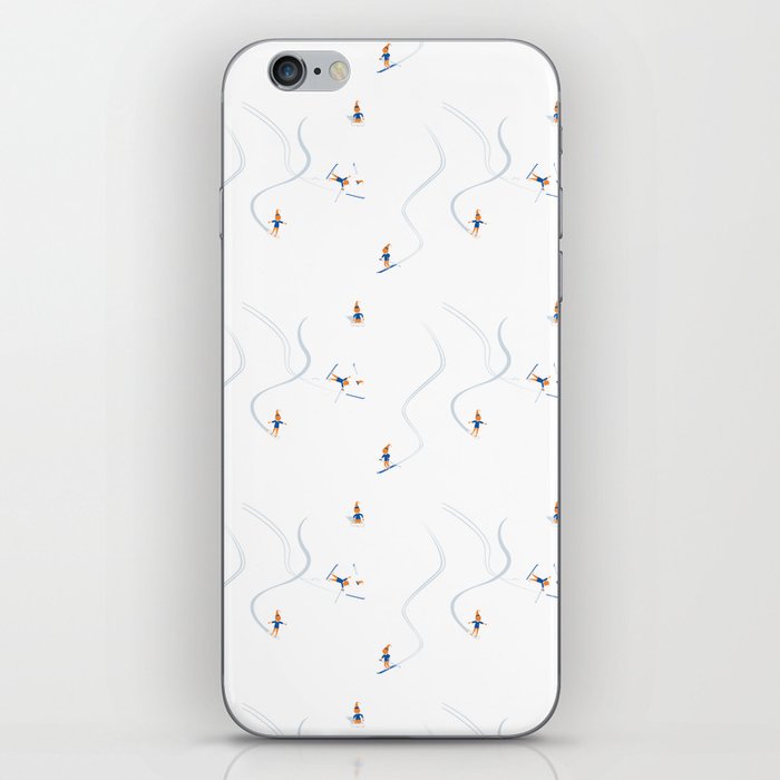 Ski + Snowboarding Elves iPhone Skin