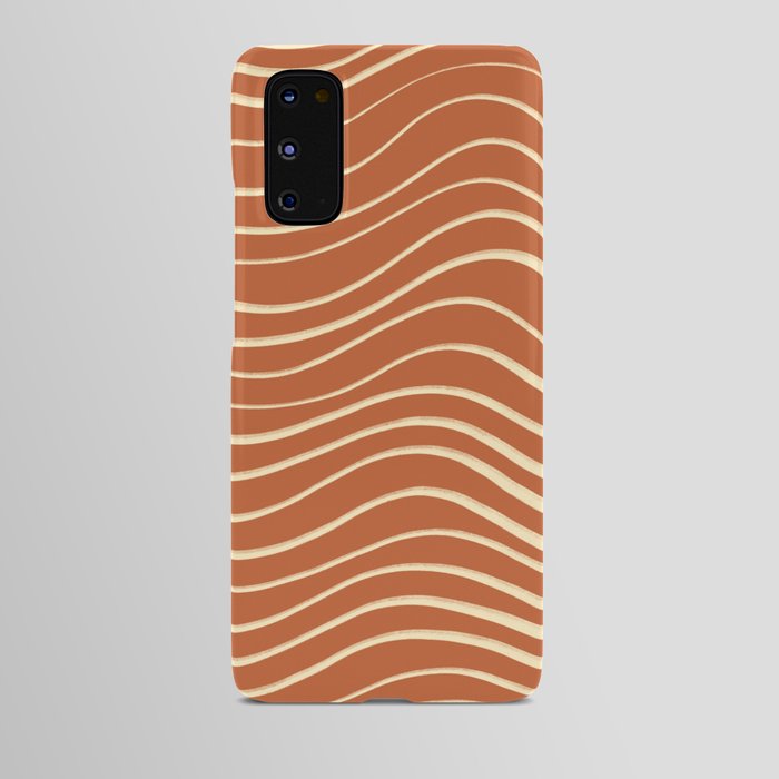 Rust Line Art Android Case