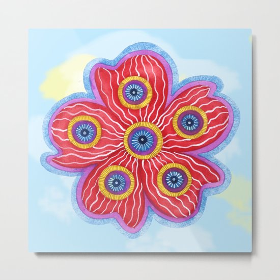 Pizzazz Metal Print