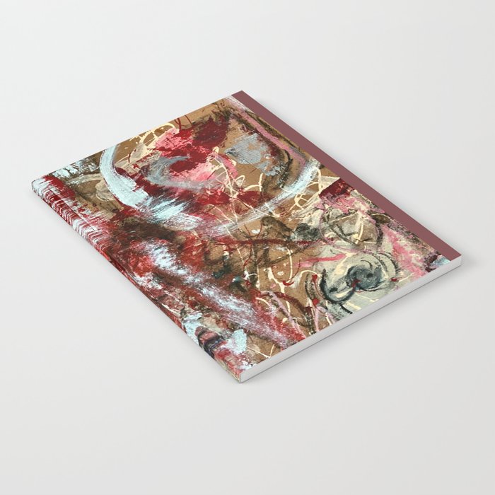 Love sex concept design, abstract acrylic hand made artwork Notebook