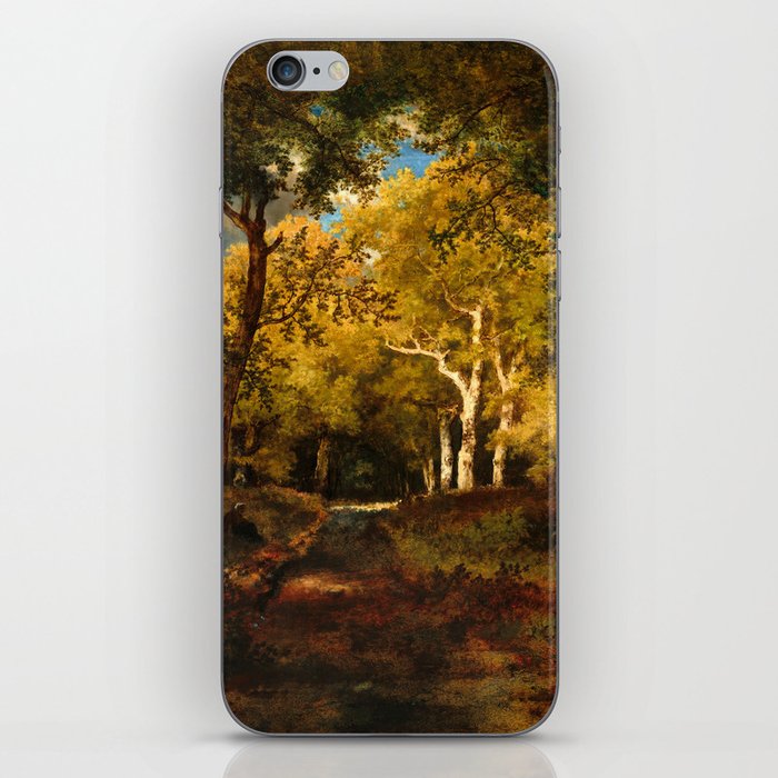 In the Forest, 1874 by Narcisse Diaz de la Pena iPhone Skin