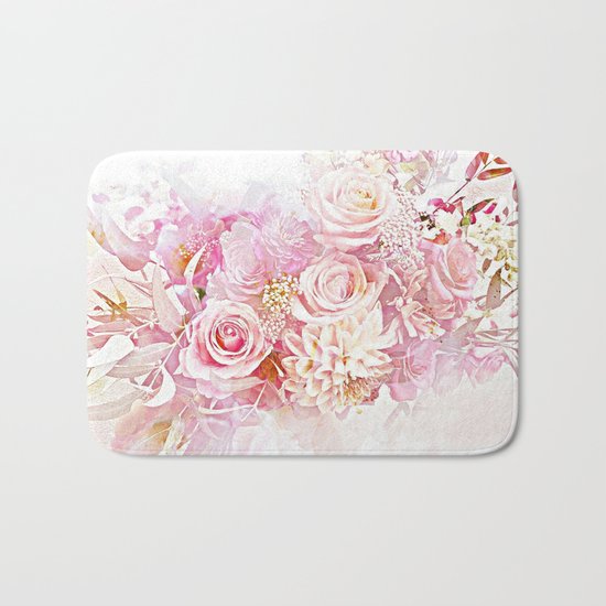 Pink Cloud Bath Mat