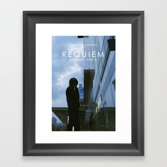REQUIEM Poster Framed Art Print