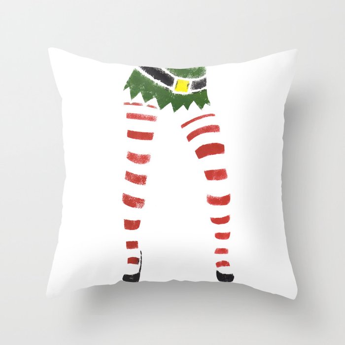 Sexy Elf Print Throw Pillow
