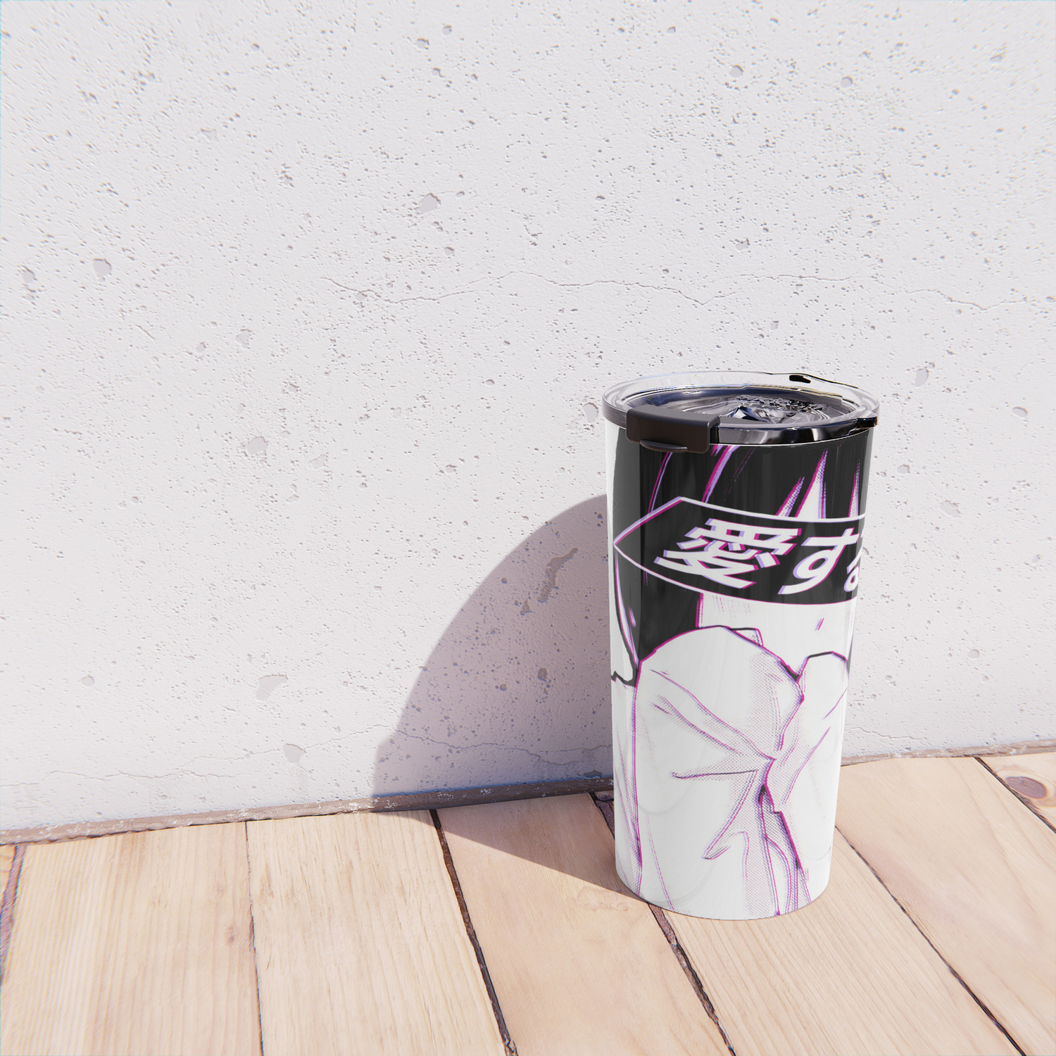 Love Pink Sad Japanese Anime Aesthetic Travel Mug By Poser Boy Society6