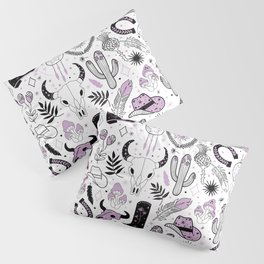 Wild West Cowboy Cowgirl Horse Ranch Pattern #cowboypattern Pillow Sham