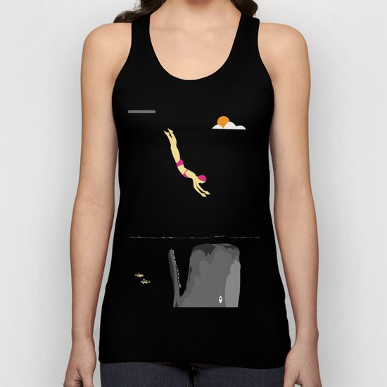 minimal Unisex Tank Top