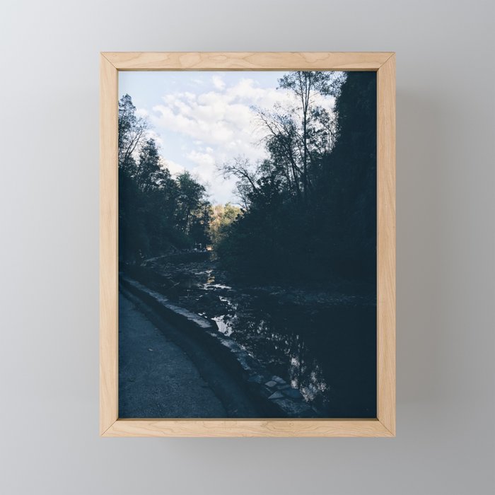 natural bridge, october 2017 Framed Mini Art Print