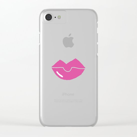 KISS KISS Clear iPhone Case